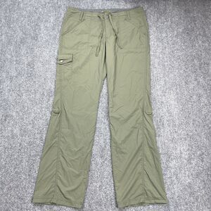 REI Co Op Pants Womens Size 10 Green Cargo Convertible Nylon Outdoor Hiking